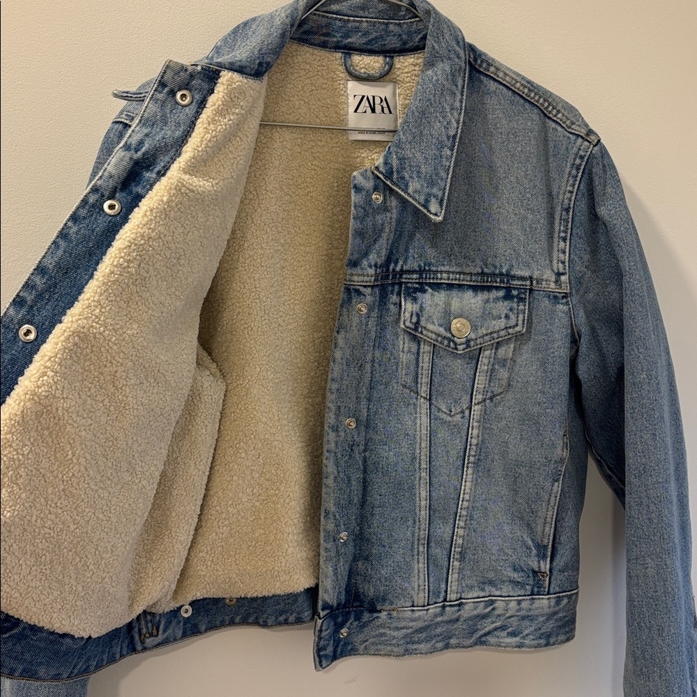 Zara Light Blue Denim Jacket